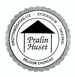 Pralin Huset BELGISK CHOKLAD DROTTNINGGATAN 112 STOCKHOLM 08/315930 – varumärkesbild för Pralinhuset Stockholms Chokladoas AB