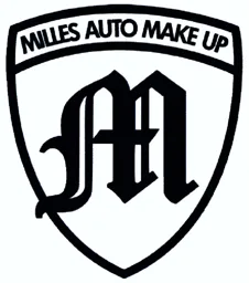 Milles Auto Make Up – varumärkesbild för Milles Auto Make Up Aktiebolag