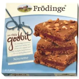 Frödinge en riktig godbit Nötcreme – varumärkesbild för Frödinge Mejeri Aktiebolag