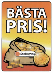 BÄSTA PRIS! Snabbgross GARANTERAT BÄSTA PRIS axfood – varumärkesbild för Axfood AB