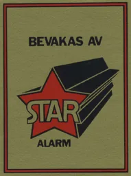 BEVAKAS AV STAR ALARM – varumärke, Star Alarm Aktiebolag