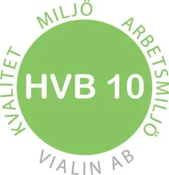 HVB 10, KVALITET MILJÖ ARBETSMILJÖ VIALIN AB – varumärkesbild för Vialin Aurora AB