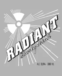 Radiant Party drink – varumärkesbild för Jakobs Torg AB