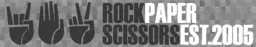 ROCKPAPER SCISSORSEST.2005 – varumärkesbild för MnO International Aktiebolag