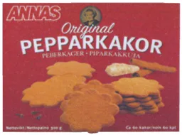 ANNAS PEPPARKAKOR Original – varumärkesbild för Aktiebolaget Annas Pepparkakor