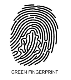 GREEN FINGERPRINT – varumärkesbild för Humlegården Fastigheter AB