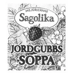 MEJERIERNAS SAGOLIKA JORDGUBBS SOPPA – varumärkesbild för Rynkeby Foods Handelsbolag