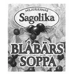 MEJERIERNAS SAGOLIKA BLÅBÄRS SOPPA – varumärkesbild för Rynkeby Foods Handelsbolag