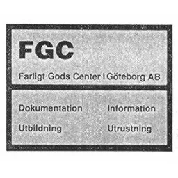 FGC FARLIGT GODS CENTER I GÖTEBORG AB – varumärke, Farligt Gods Center i Europa AB