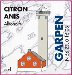 CITRON ANIS Alkoholfri GARPEN – varumärkesbild för Saturnus Varumärkes AB