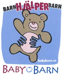 BARN HJÄLPER BARN BABY BARN babybarn.se – varumärkesbild för SVENSKA MÄSSAN STIFTELSE