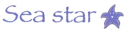 Sea star – varumärkesbild för KL Swedish Trading AB