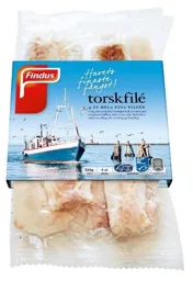 Findus Havets finaste fångst! torskfilé 4 ST HELA FINA FILÈER – varumärkesbild för Findus Sverige Aktiebolag