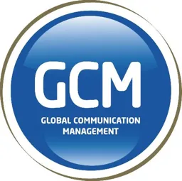 GCM Global Communication Management – varumärkesbild för Global Communication Management (GCM) AB