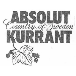 ABSOLUT KURRANT COUNTRY OF SWEDEN – varumärkesbild för The Absolut Company Aktiebolag
