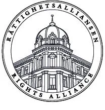 RÄTTIGHETSALLIANSEN   RIGHTS ALLIANCE – varumärkesbild för Rättighetsalliansen Europa AB