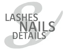 S LASHES NAILS DETAILS – varumärkesbild för Stureplan/Stockholm Nagel & Skönhetsskola AB