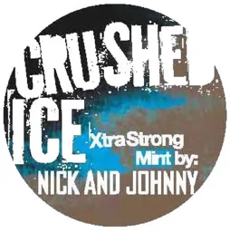 CRUSHED ICE Xtra Strong Mint by: NICK AND JOHNNY – varumärkesbild för Swedish Match North Europe AB