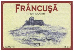 FRÂNCUSÃ FIRST GROWTH 2013 – varumärkesbild för Slutplattan HENVO 120950 AB