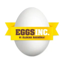 Eggs inc. Vi älskar äggröra! – varumärkesbild för Ägg utan gränser AB