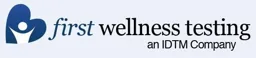 first wellness testing an IDTM company – varumärkesbild för First Wellness Testing, Sweden Group AB