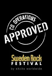 APPROVED CO OPERATIONS Sweden Rock FESTIVAL by excits worldwide – varumärkesbild för Mony AB
