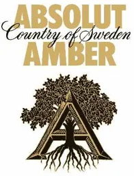 ABSOLUT Country of Sweden AMBER A – varumärkesbild för The Absolut Company Aktiebolag