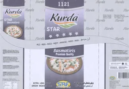 Kurda Star Basmatiris Premium Quality 1121  SRF – varumärkesbild för Swedish Fine Rice and Food AB