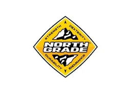 NORTH GRADE STRENGTH DEXTERITY DURABILITY ENDURANCE – varumärkesbild för North Grade AB