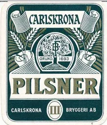 carlskrona pilsner BF. GRUND. 1693 CARLSKRONA III BRYGGERI AB – varumärkesbild för Carlskrona Bryggeri AB