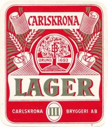 Carlskrona Lager BF GRUND. 1693 CARLSKRONA III BRYGGERI AB – varumärkesbild för Carlskrona Bryggeri AB