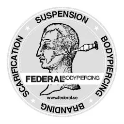 FEDERAL BODYPIERCING BRANDING SCARIFICATION SUSPENSION BODYPIERCING www.federal.se – varumärkesbild för EL FEDERALE AB