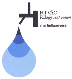 HTVÅO Riktigt rent vatten martin&servera – varumärkesbild för Martin & Servera Aktiebolag
