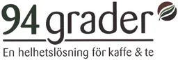 94 grader En helhetslösning för kaffe & te – varumärkesbild för Martin & Servera Aktiebolag