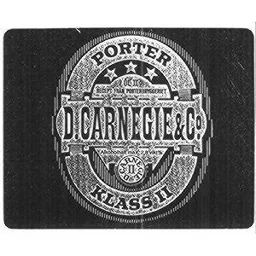 PORTER D.CARNEGIE & CO KLASS II D.CARNEGIE II ÖL II RECEPT FRÅN PORTERBRYGGERIET Alkoholhalt max. 2,8 vikt% – varumärkesbild för Carlsberg Sverige Aktiebolag