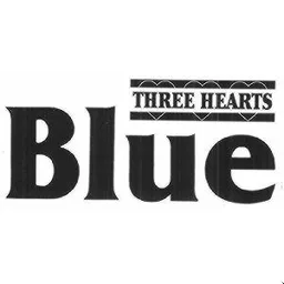 THREE HEARTS BLUE – varumärkesbild för Krönleins Bryggeri Aktiebolag