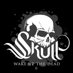 SKULL WAKE UP THE DEAD – varumärkesbild för Gottebiten en gros AB