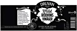 DRUVAN -ESLÖV- 1874 mild RÖDVINS VINÄGER EXTRA MJUK & RUND MED TYDLIG SÖTMA Sätt smaken! TRADITION OCH MATGLÄDJE SEDAN 1874 ... – varumärke, O. Kavli Aktiebolag