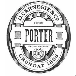 D. CARNEGIE & CO PORTER GRUNDAT 1836 EXPORT D.CARNEGIE III Alkoholhalt max 4,5 vikt% – varumärkesbild för Carlsberg Sverige Aktiebolag