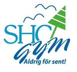 SHC gym Aldrig för sent! – varumärkesbild för Sickla Hälsocenter AB