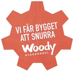 VI FÅR BYGGET ATT SNURRA Woody BYGGHANDEL – varumärkesbild för Sveriges Fria Bygghandlare AB