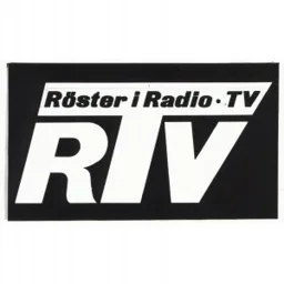 RTV RÖSTER I RADIO - TV – varumärkesbild för Sveriges Radio Aktiebolag