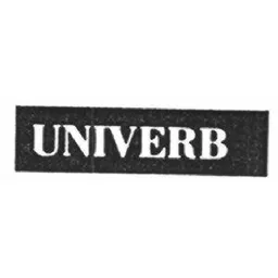 UNIVERB – varumärkesbild för Univerb Förlag Aktiebolag