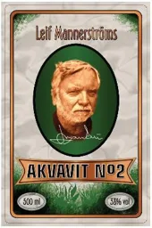 Leif Mannerströms AKVAVIT No2 – varumärkesbild för Mannerström Restaurangkonsult Aktiebolag