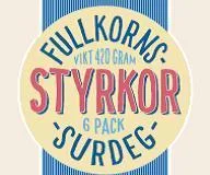 FULLKORNS- STYRKOR -SURDEG- VIKT 420 GRAM 6 PACK – varumärkesbild för Polarbrödsgruppen Aktiebolag