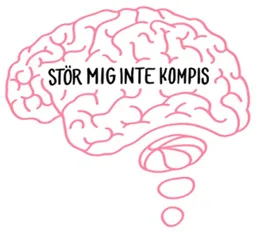 Stör mig inte kompis – varumärkesbild för Very Important Brains AB
