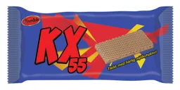 KX 55 CHOCOLALA TÄCKT MED HÄRLIG MJÖLKCHOKLAD – varumärkesbild för MBC My Business Company AB