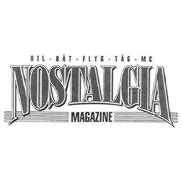 NOSTALGIA MAGAZINE BIL BÅT FLYG TÅG MC – varumärkesbild för Förlagsaktiebolaget Albinsson & Sjöberg