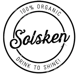 Solsken DRINK TO SHINE 100% ORGANIC – varumärkesbild för Drink To Shine AB