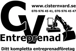 www.cisternvard.se 070-976 45 41, 070-976 45 47 CV Entreprenad Ditt kompletta entreprenadföretag – varumärkesbild för CV maskin - lastbil - entreprenad AB